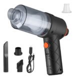 Vacuum Mini Aspiradora Yfm2037 Aspiradora Para Hogar Auto Escritorio Recargable Cable Usb Color Negro