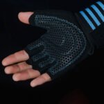 Guantes Para Gimnasio Entrenamiento Gym Musculación Muñequer Negro Lisa L - Imagen 10