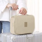 Neceser De Viaje Organizador Bolso Separador Valija Colgante Color Beige - Imagen 3