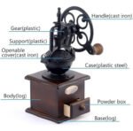 Molinillo Cafe Manual 11x11x24cm Marrón - Imagen 3