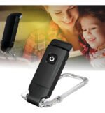 Luz De Lectura Recargable Por Usb, Clip Para Portátil Con Marco Negro - Imagen 2