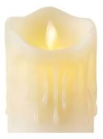 Vela Electrónica Led Con Movimiento De Cera 7,5 Cm Con Pilas