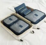 Organizador De Valija Set De Viaje Necessaire Estuche Color Azul Marino - Imagen 2