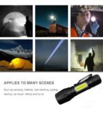 Mini Linterna Led Recargable Camping Ajustable Con Zoom Auto - Imagen 5