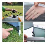 Carpa Autoarmable 5 - 6 Personas Facil Armado Camping Viaje Color Verde Musgo - Imagen 3