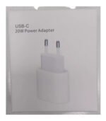 Cargador Power Adapter Usb Tipo C 20w Para iPhone Y Android Blanco - Imagen 3