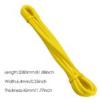 Banda Elastica Fitness Resitstente Color Amarillo 6.4 Mm Gym Amarillo - Imagen 7
