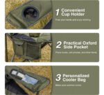 Silla Plegable 200 Kg Para Camping Hielera Jardin  + Bolso - Imagen 5