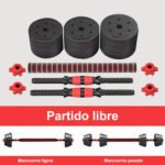 Juego Mancuernas Y Barra Ajustable 20 Kg Tecno Sport - Imagen 7