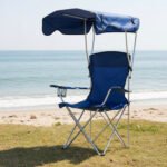 Silla Plegable Camping/playa Portavasos Portátil Exteriores® Color Azul - Imagen 8