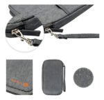 Billetera Porta Documentos, Organizado Viaje Pasaporte Color Diseño De La Tela Lisa - Imagen 7