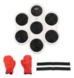 Maquina De Entrenar Musical Led Con Guantes Boxeo Bluetooth - Imagen 2