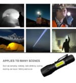 Mini Linterna Led Recargable Camping Foco Ajustable Con Zoom Color De La Luz Blanca - Imagen 5