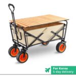 Carro Plegable Multiuso De Carga Camping Playa Jardín Mesa - Imagen 6