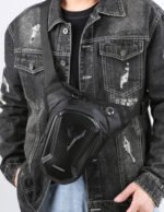 Morral Para Pierna Muslera Riñonera Moto Rigido Impermeable Negro - Imagen 8