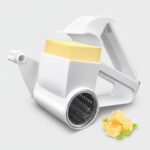 Rallador Manual Queso Tambor Manija Giratoria Blanco - Imagen 8