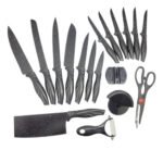 Set De Cuchillos Profesionales Bass 18 Pcs En Acero Calidad