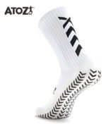 Medias De Futbol Deportivas Antideslizantes Atoz 1 Par Color Balnco