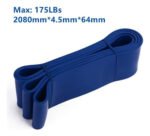 Banda Elastica Fitness Resitstente Color Azul 64 Mm Gym Ts Azul - Imagen 2