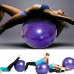 Pelota De Pilates Yoga 65 Cm Funciona Gym + Inflador Tecno Rojo - Imagen 3