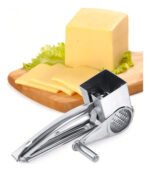 Rallador Manual Rallador Rotativo Acero Inoxidable Apto Lavavajillas Plateado - Imagen 3