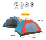 Carpa Iglú 4 Personas Camping Pesca Impermeable Mosquitero - Imagen 3