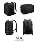 Mochila Con Carga Usb Viaje 50l Impermeable Carry On - Atoz - Imagen 7