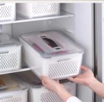 Hermético Taper X 4 Grandes Con Colador Organizador Cocina - Imagen 3