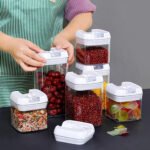 Set X7 Taper Frascos Herméticos Apilables De Alimentos - Imagen 7