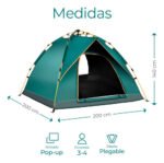 Carpa Autoarmable 4 / 5 Personas Facil Armado Para Camping - Imagen 4