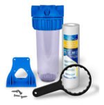 Porta Filtro De Agua Para Casa 1 Unidad + Cartucho Bajo Mesa - Imagen 4