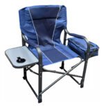 Silla Plegable 130 Kg Mesa Hielera Para Camping Aluminio - Imagen 2