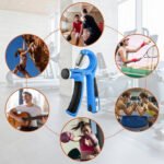 Ejercitador De Mano Anahiesparzamuiz Resistencia Ajustable 5-60kg Negro Tpe - Imagen 2