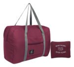 Bolso De Viaje Una Ganga 221012 Impermeable Plegable Color Bordó