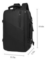 Mochila De Viaje Grande Equipaje De Mano Usb Expansible 40l - Imagen 2