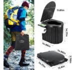 Water Portátil Plegable Camping Auto Pesca Con Bolso Inodoro - Imagen 9