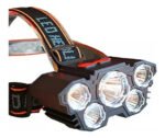 Linterna Led Minero Frontal 5 Led Impermeable Recargable Usb