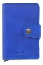 Billetera Anti Clonación Con Bloqueo Rfid - Atoz Color Azul Liso
