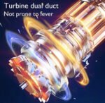 Vacuum Mini Aspiradora Yfm2037 Aspiradora Para Hogar Auto Escritorio Recargable Cable Usb Color Negro - Imagen 6