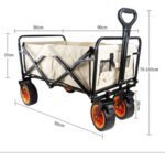 Carro Plegable Multiuso De Carga Camping Playa Jardín Mesa - Imagen 5