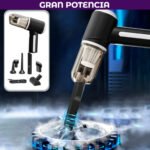 Aspiradora Manual Electroland Inalámbrica 12v Sopladora Negra Con Batería Negro - Imagen 7