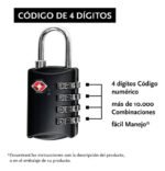 Candado Valija Tsa Lock Viajes Atoz 4 Digitos Segurida - Imagen 3