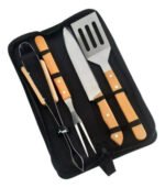 Set Parrillero Kit Asador - Parrilla - Juego 4 Piezas - Imagen 9