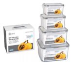 Hermético Taper X 4 Grandes Con Colador Organizador Cocina