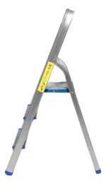 Escalera Domestica Aluminio Reforzada 3 Escalones 150 Kg - Imagen 3