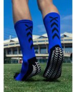 Medias De Futbol Deportivas Antideslizantes Atoz 1 Par Color Azul Único Adulto (38 Al 44) - Imagen 2