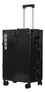 Valija Mediana 24  Policarbonato Y Aluminio Estilo Baúl 67cm