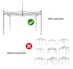 Techo Repuesto Para Gazebo 3x3 Lona Filtro Uv Impermeable - Imagen 5