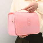 Neceser De Viaje Organizador Bolso Separador Valija Colgante Color Rosa - Imagen 4
