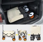Carro Plegable Multiuso De Carga Camping Playa Jardín Mesa - Imagen 7